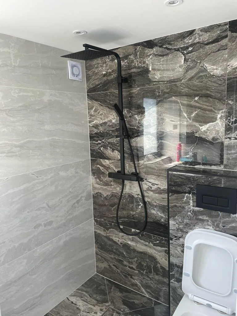 Bathroom fitting and renovation work carried out by Norwich Builders in Norfolk