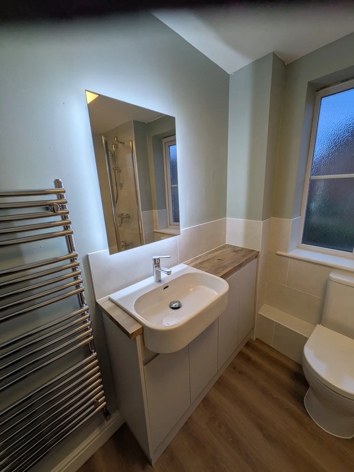 Bathroom fitting and renovation work carried out by Norwich Builders in Norfolk
