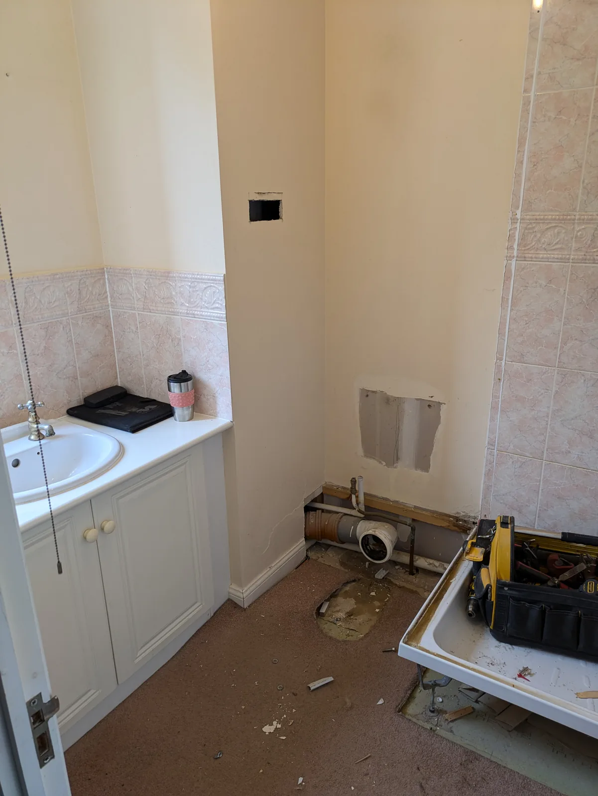 Bathroom fitting and renovation work carried out by Norwich Builders in Norfolk