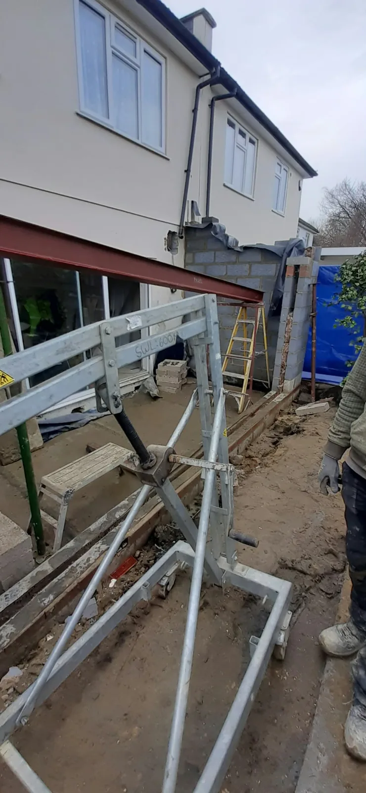 Extension building work carried out by Norwich Builders in Norfolk
