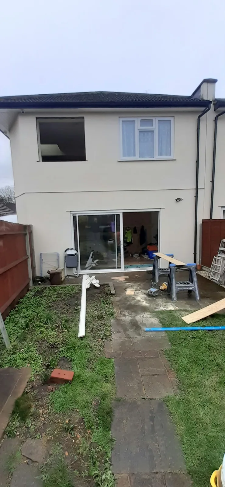 Extension building work carried out by Norwich Builders in Norfolk