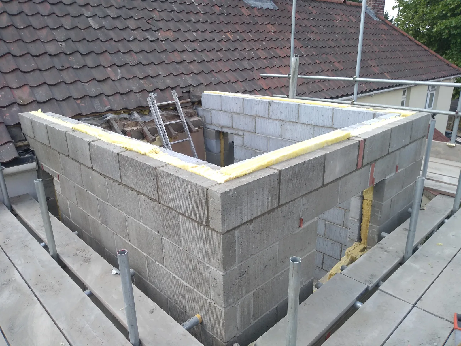 Extension building work carried out by Norwich Builders in Norfolk