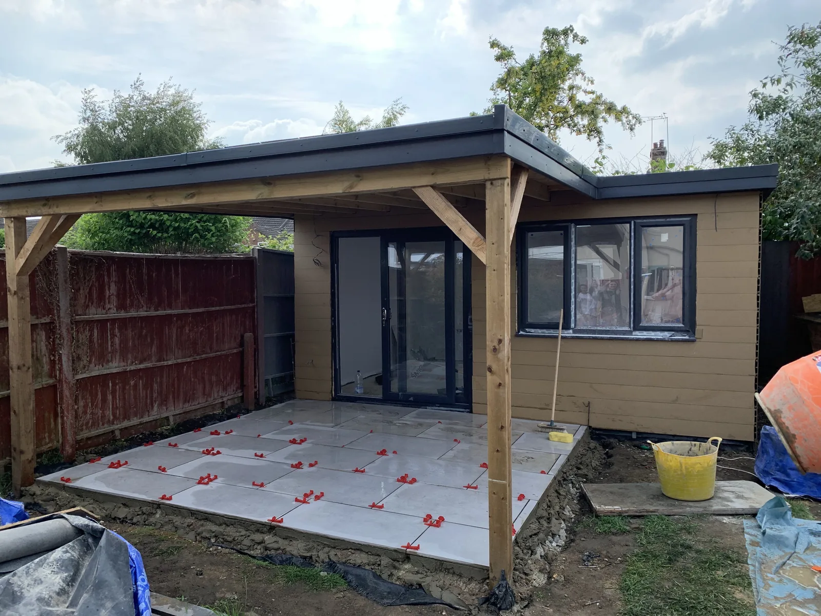 Extension building work carried out by Norwich Builders in Norfolk